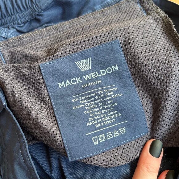 Mack Weldon Radius Flex Jogger Navy Blue Men’s Casual Pant Size Medium - Picture 8 of 8